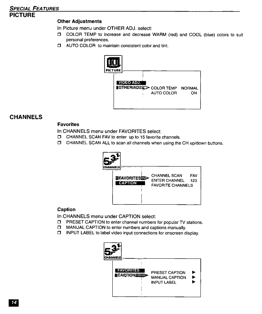 Panasonic CT-27SF26 manual 