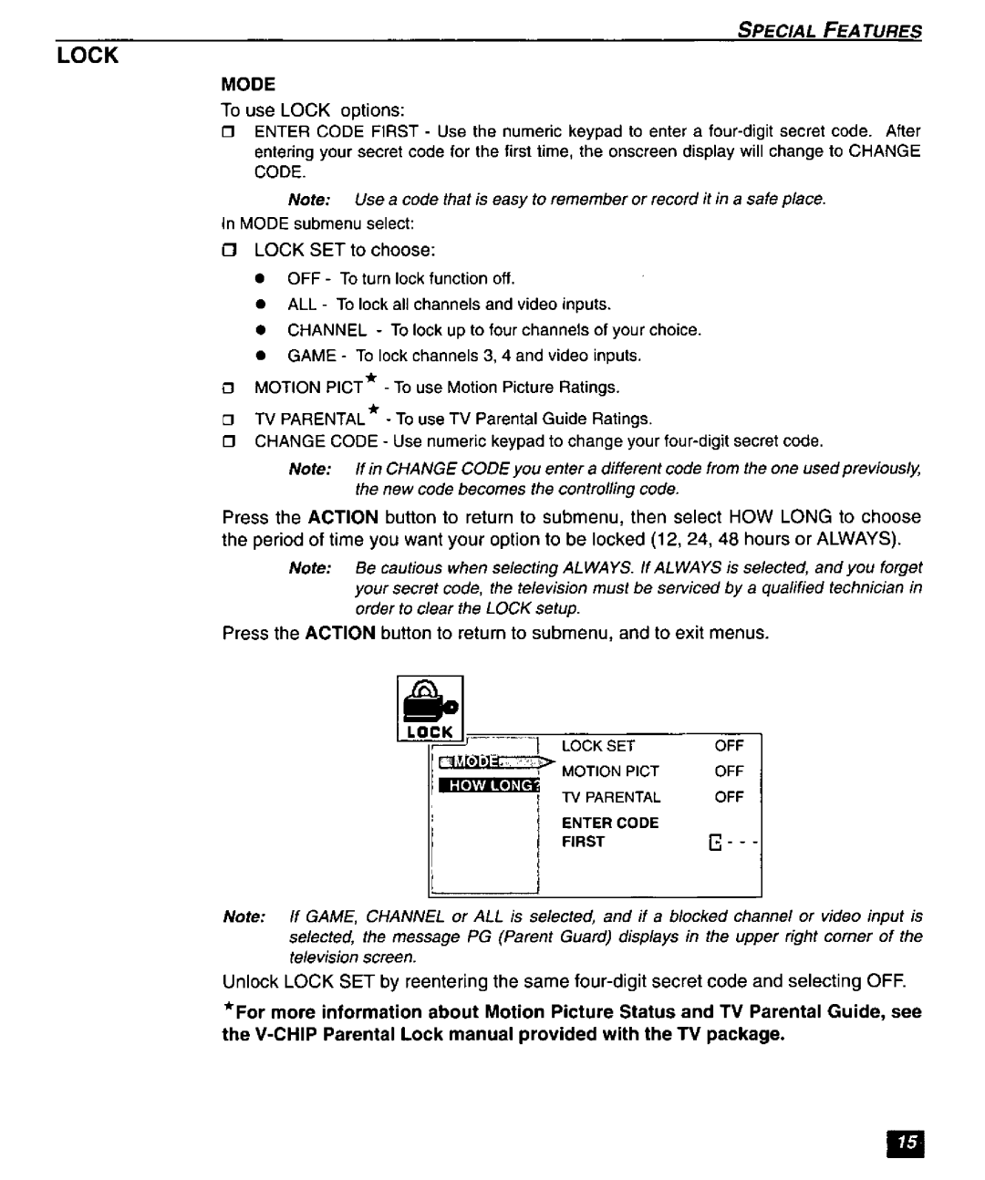 Panasonic CT-27SF26 manual 