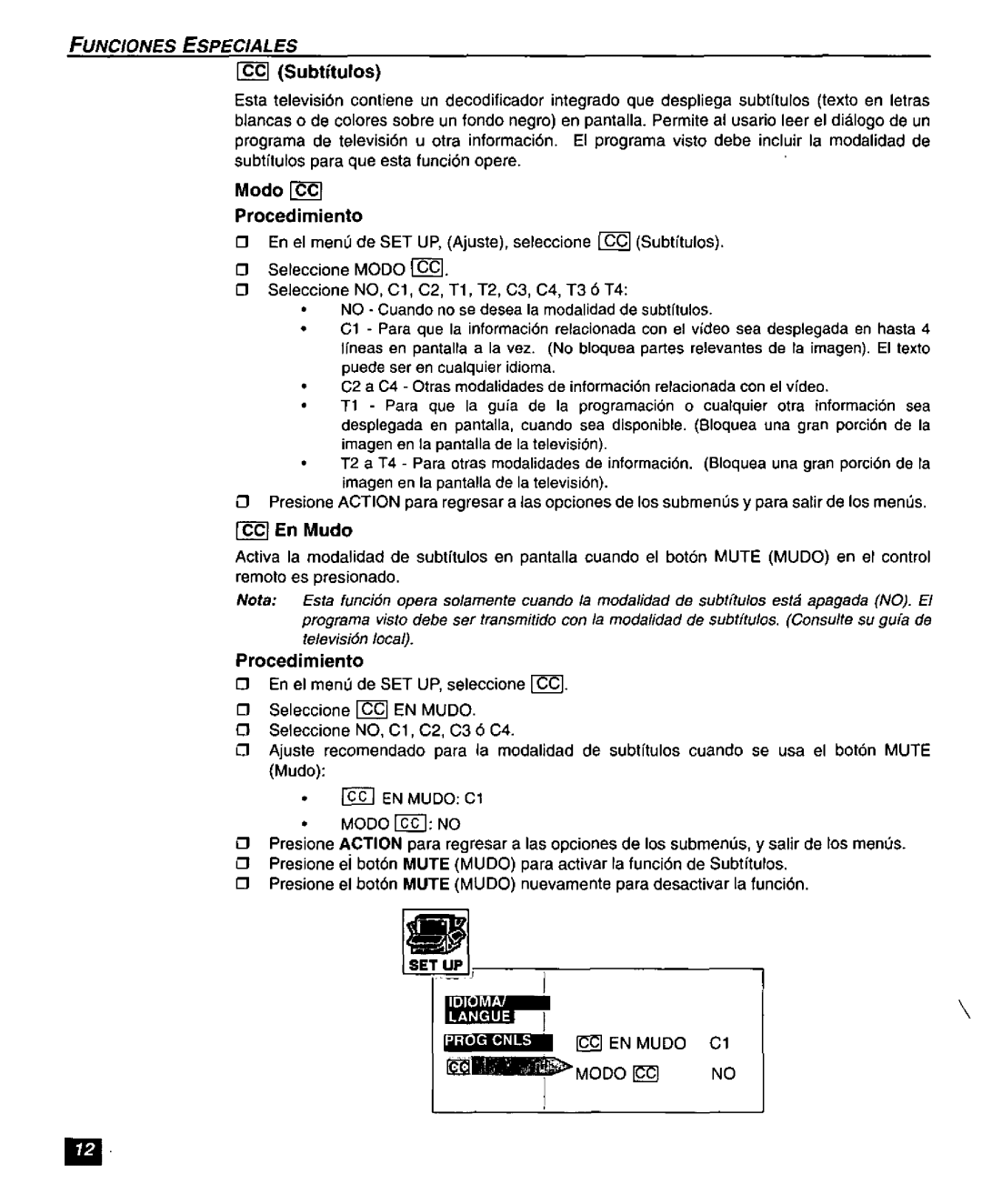 Panasonic CT-27SF26 manual 