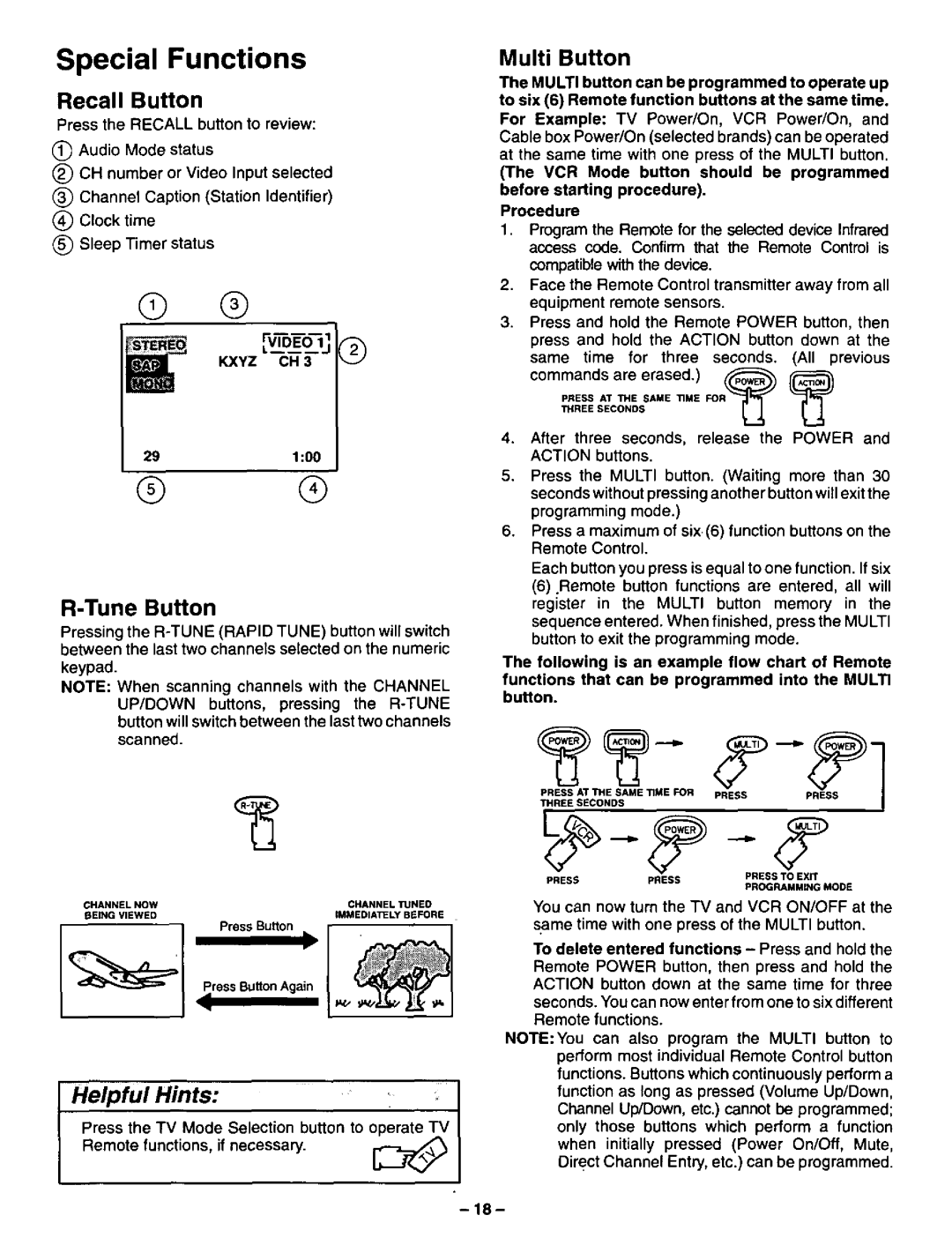 Panasonic CT-27SF34 manual 