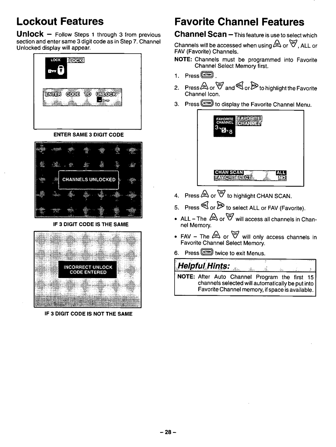 Panasonic CT-27SF34 manual 