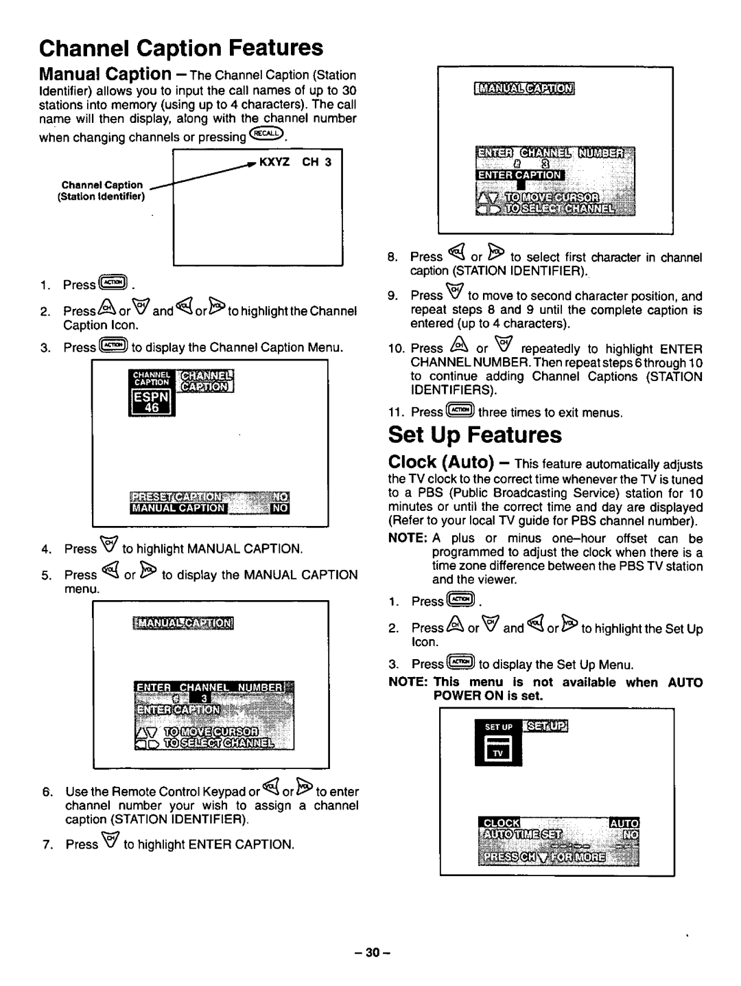 Panasonic CT-27SF34 manual 