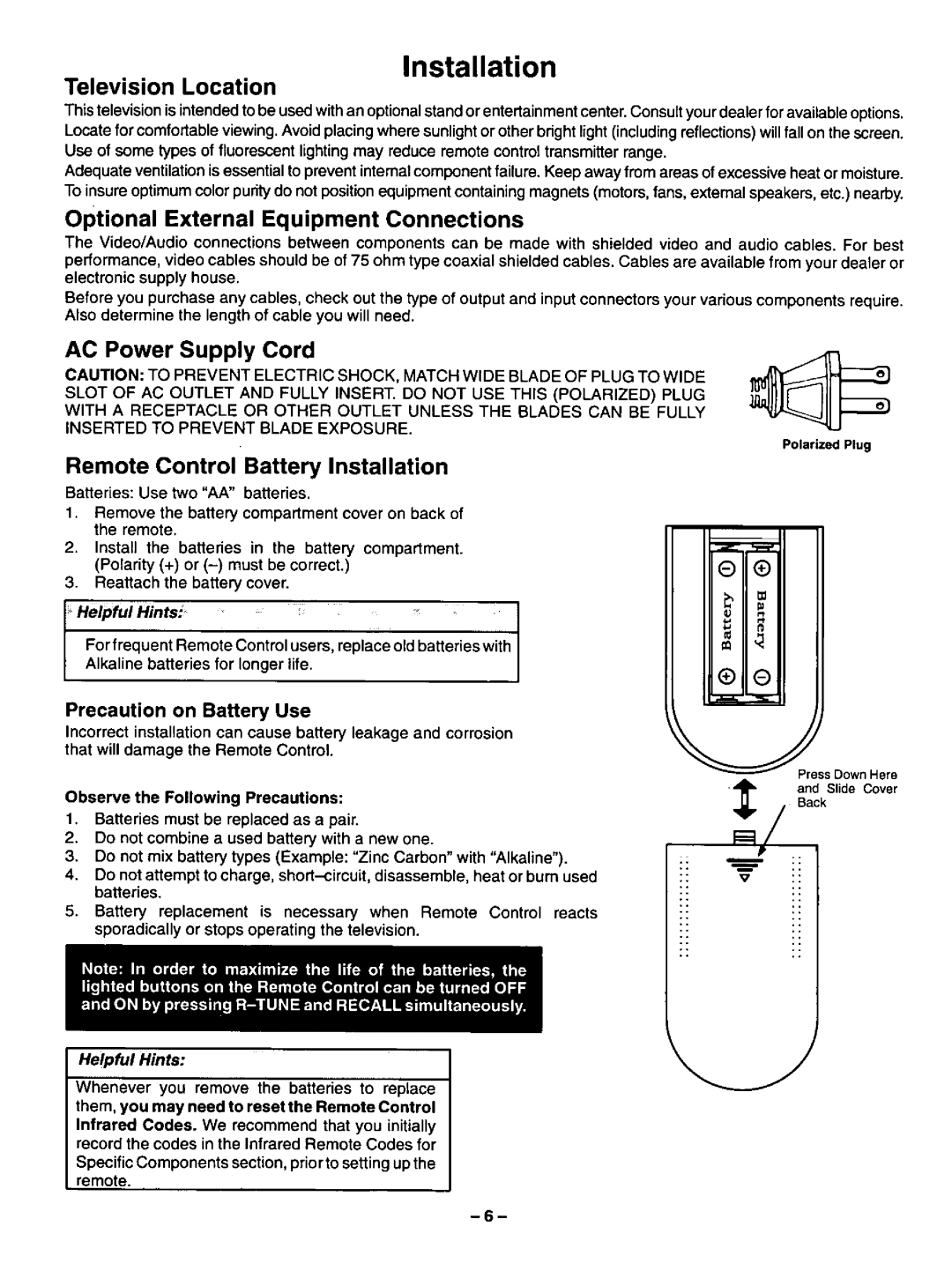 Panasonic CT-27SF34 manual 