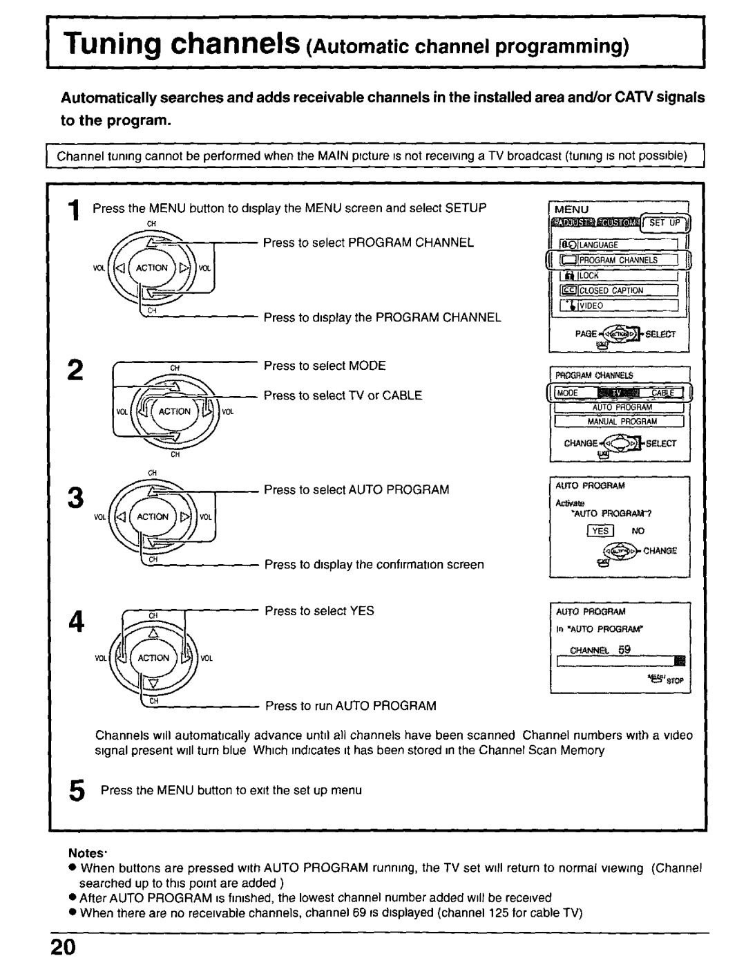 Panasonic CT-30WX50 manual 