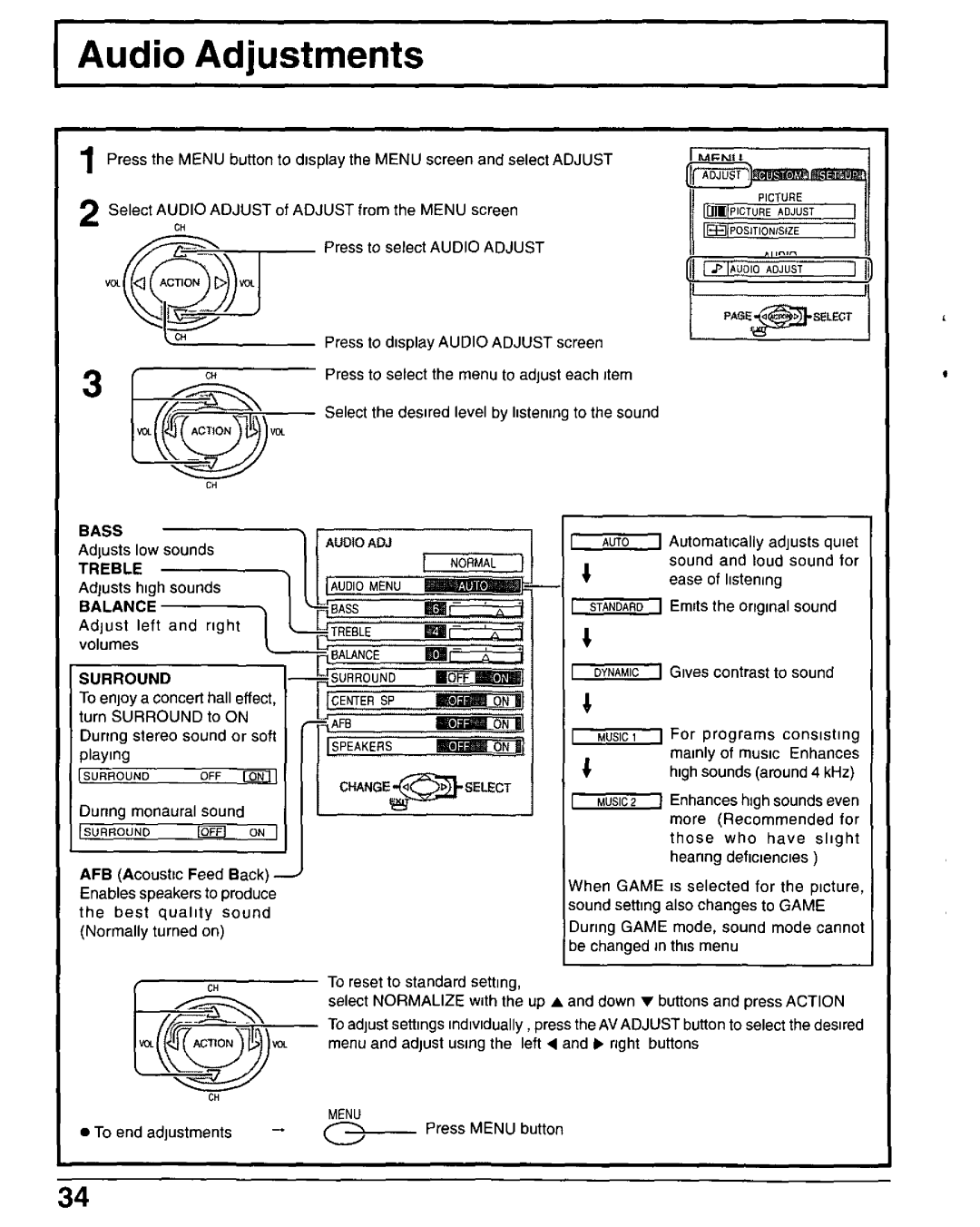 Panasonic CT-30WX50 manual 