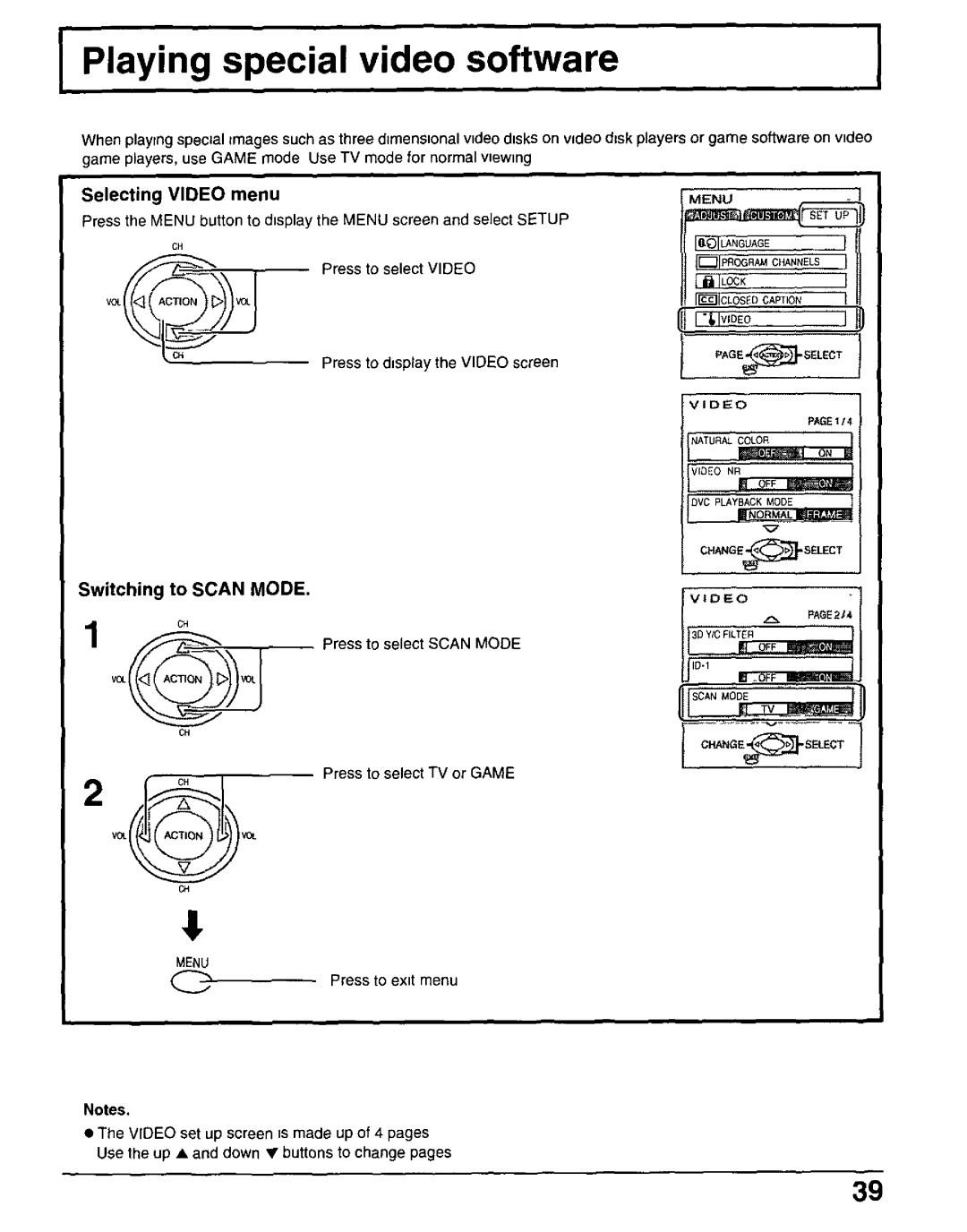 Panasonic CT-30WX50 manual 