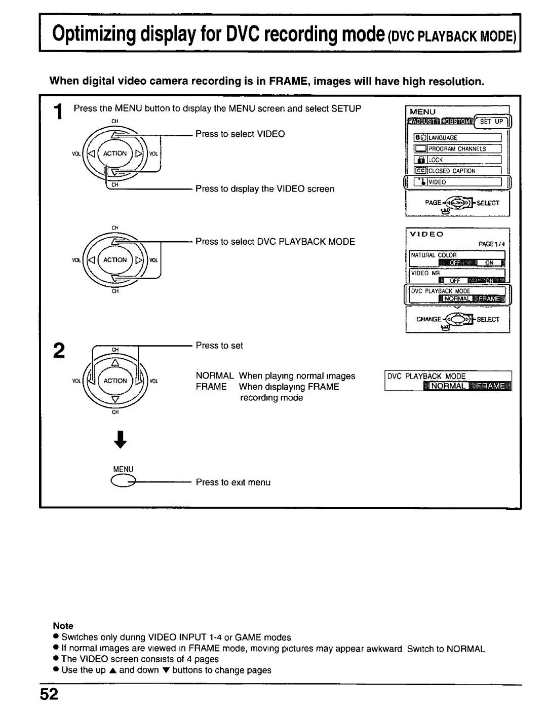 Panasonic CT-30WX50 manual 