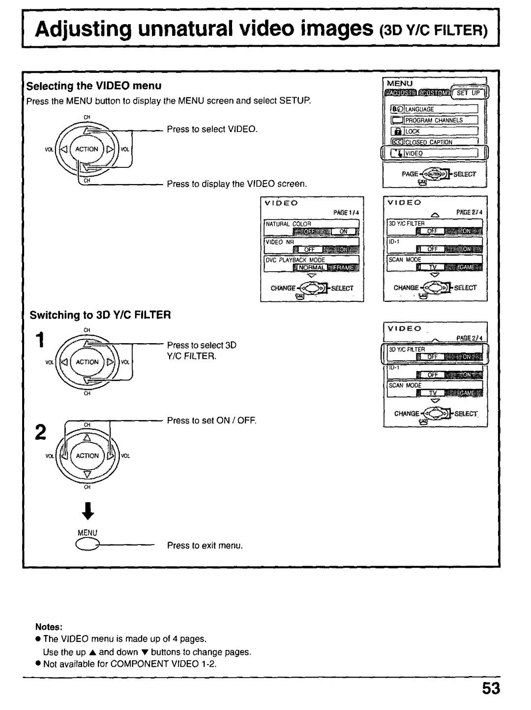 Panasonic CT-30WX50 manual 