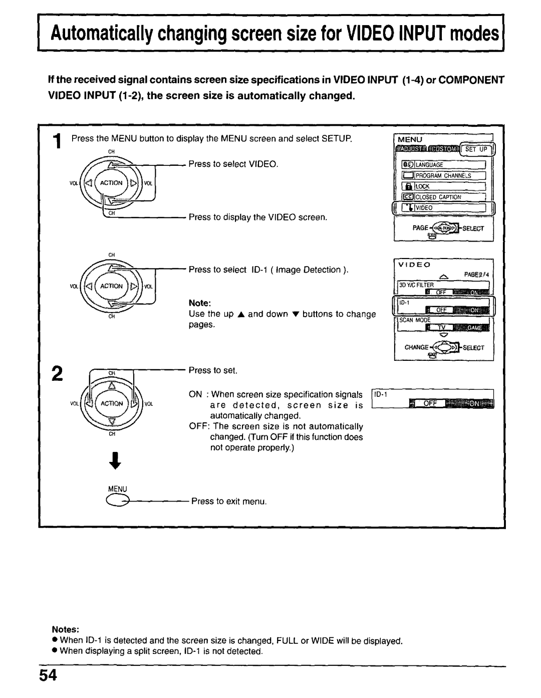 Panasonic CT-30WX50 manual 