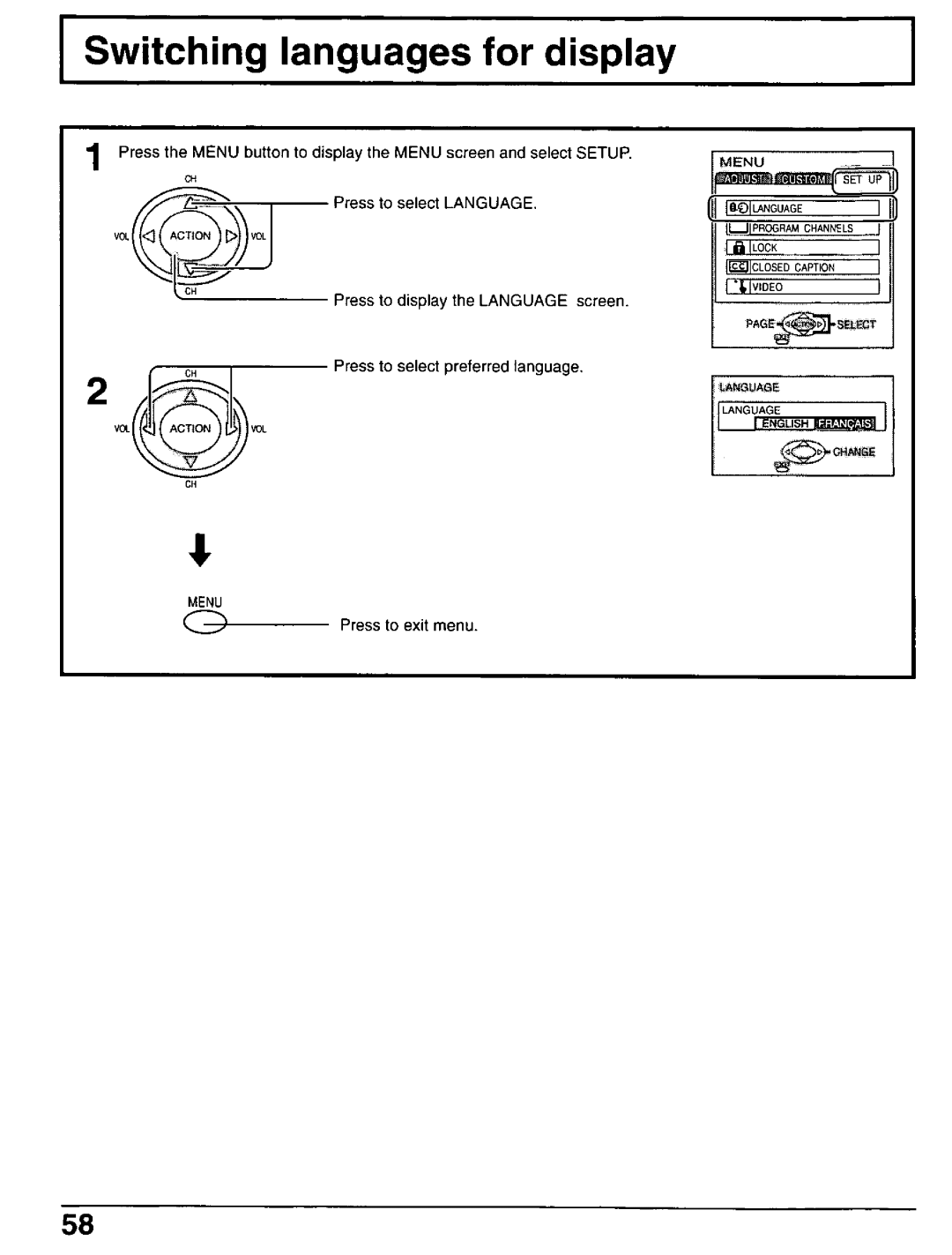 Panasonic CT-30WX50 manual 