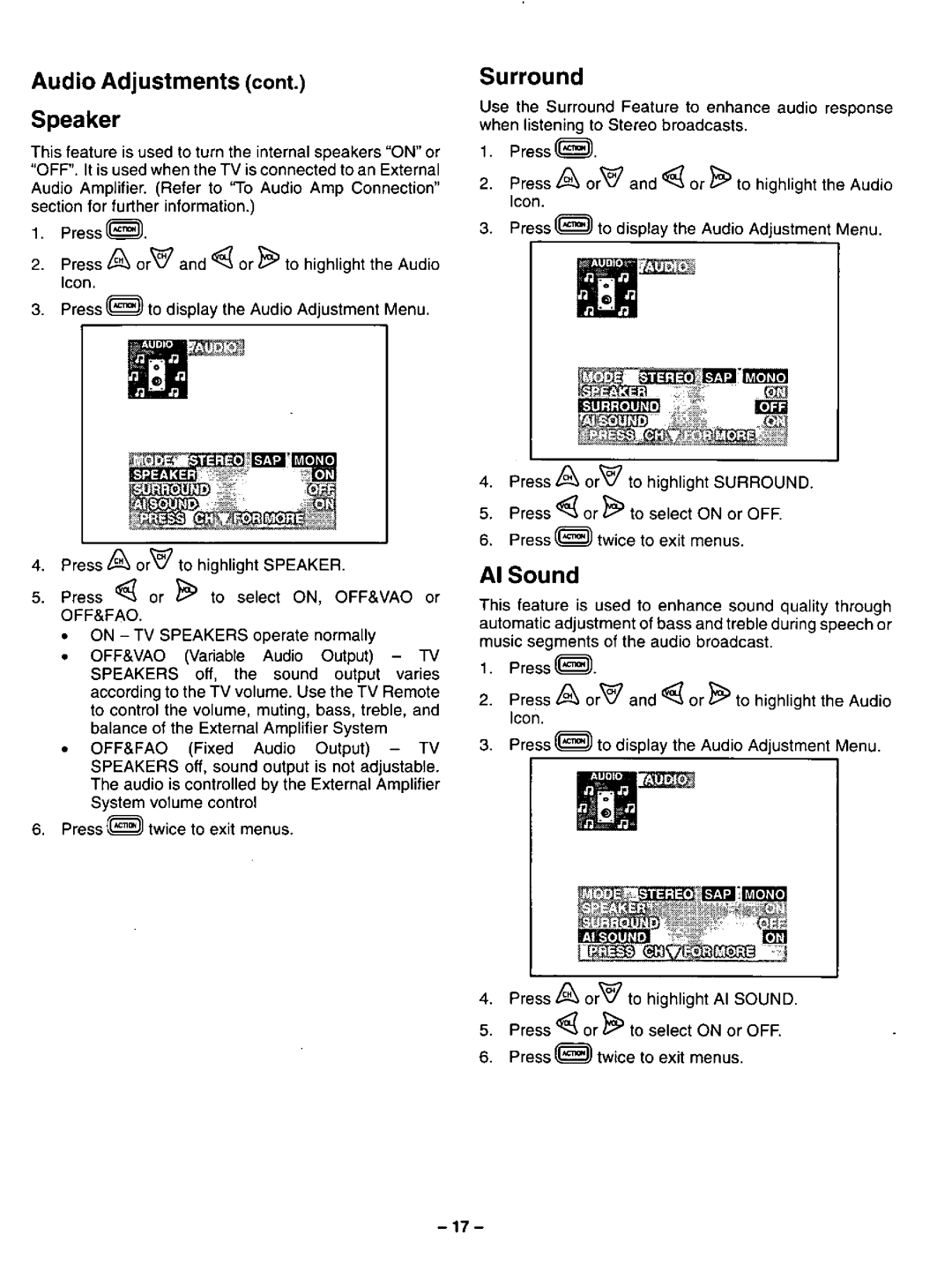 Panasonic CT-31SF14 manual 