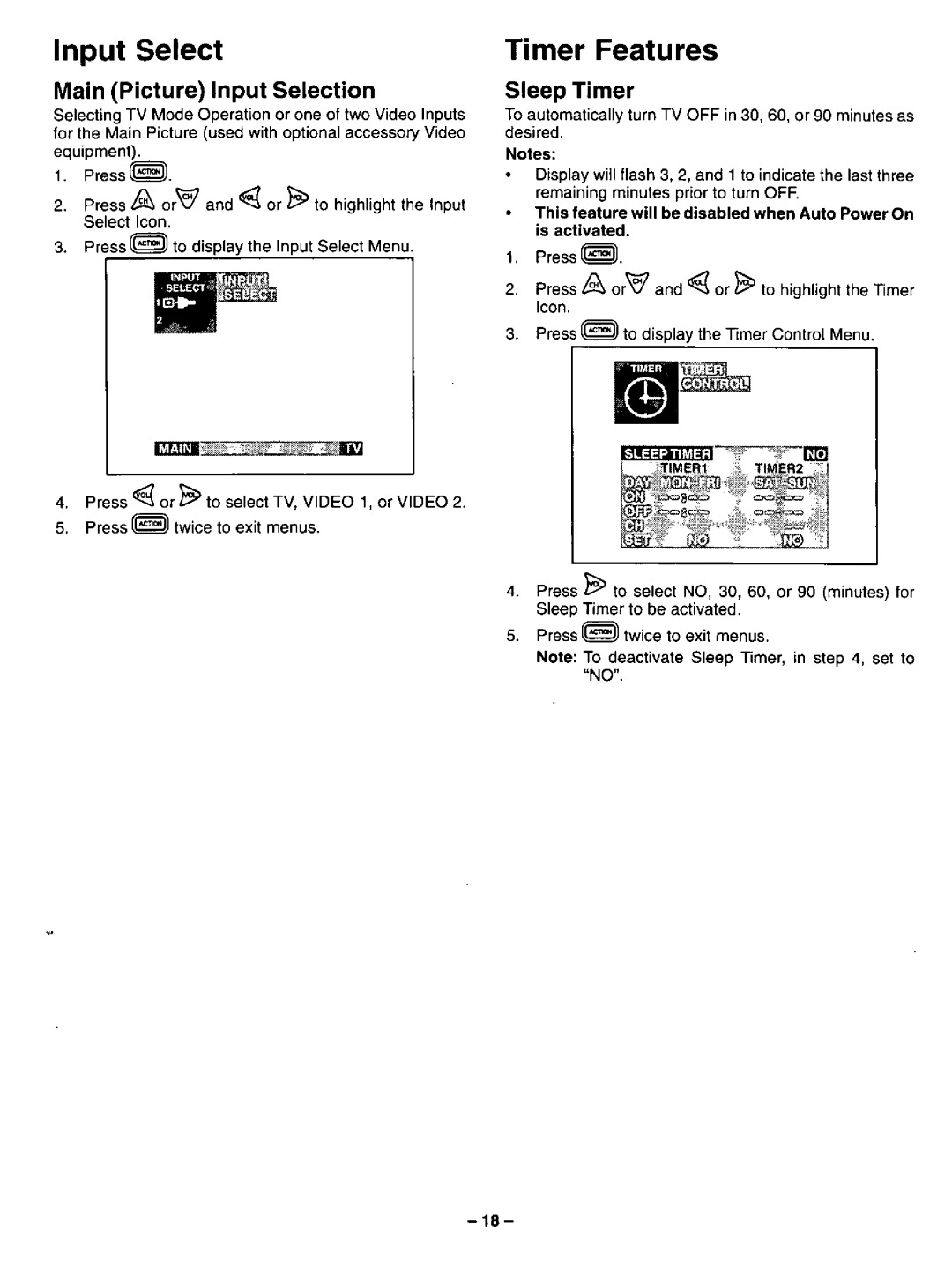 Panasonic CT-31SF14 manual 