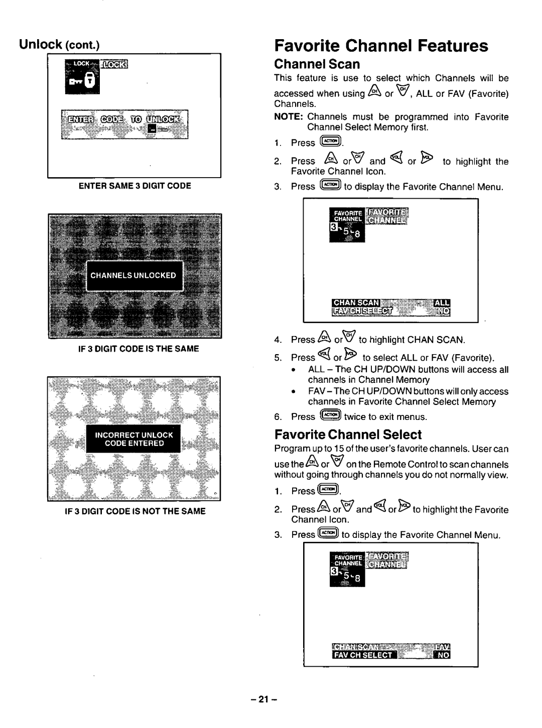 Panasonic CT-31SF14 manual 