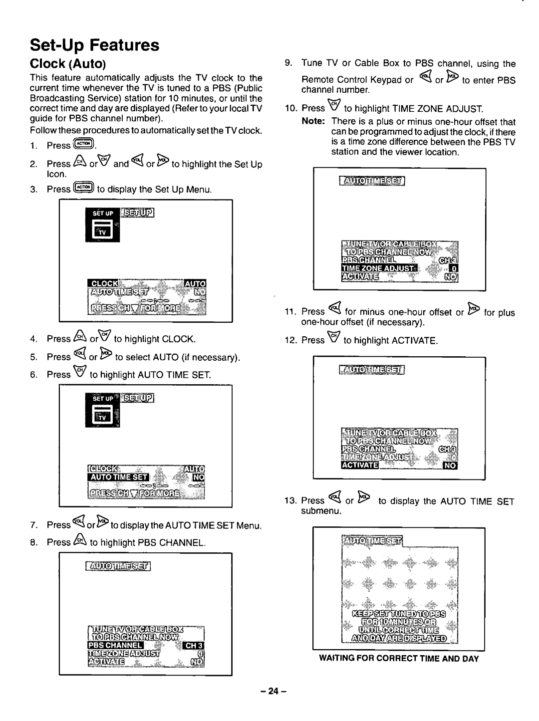 Panasonic CT-31SF14 manual 