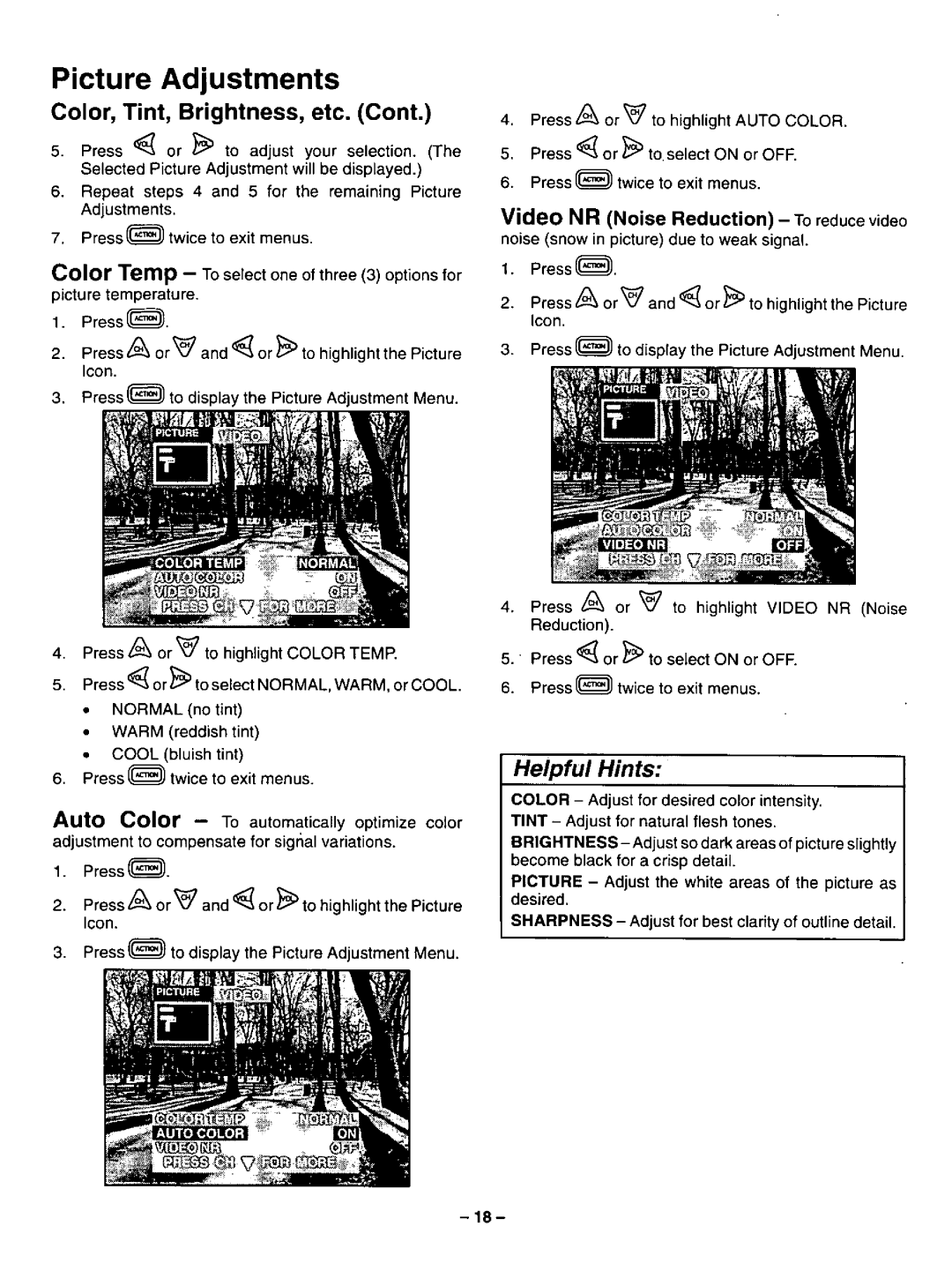 Panasonic CT-31SF24 manual 