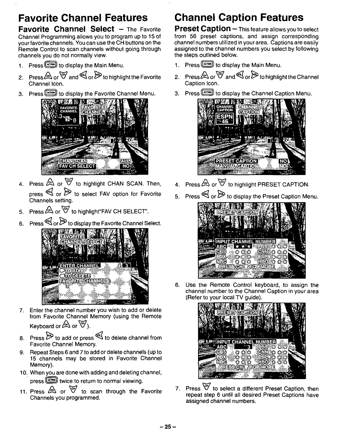 Panasonic CT-31SF24 manual 