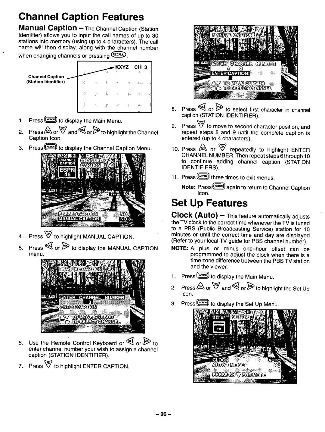 Panasonic CT-31SF24 manual 