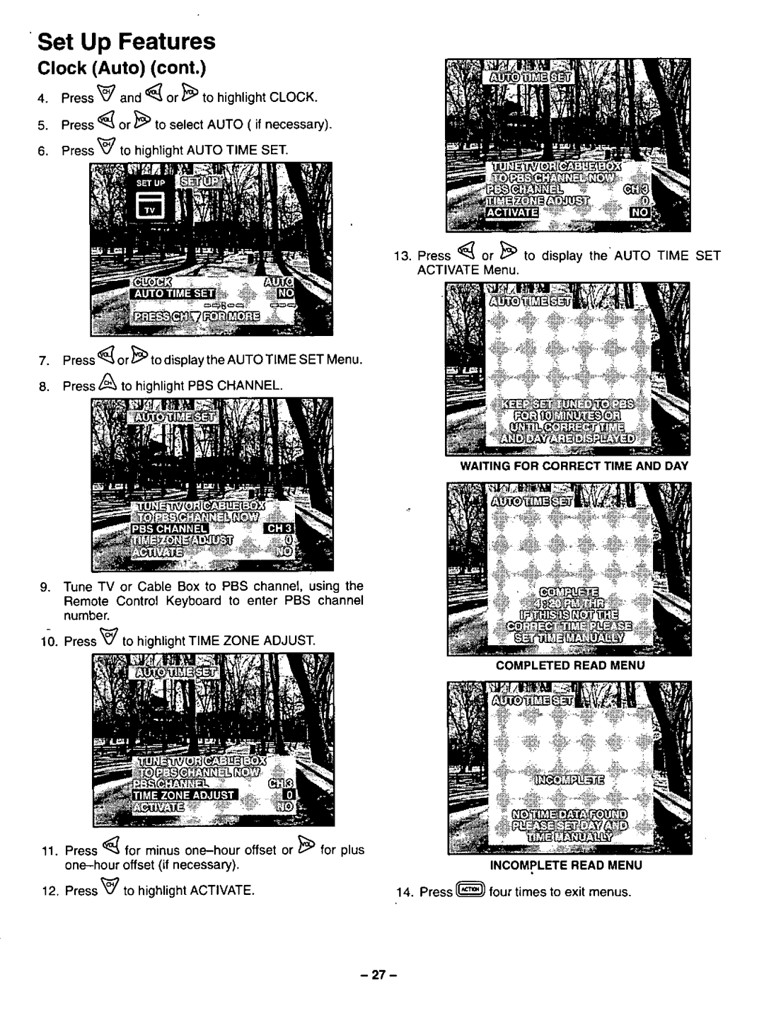 Panasonic CT-31SF24 manual 