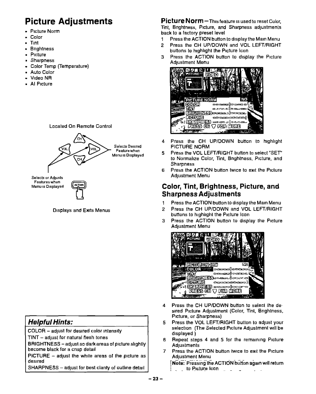 Panasonic CT-31XF43 manual 