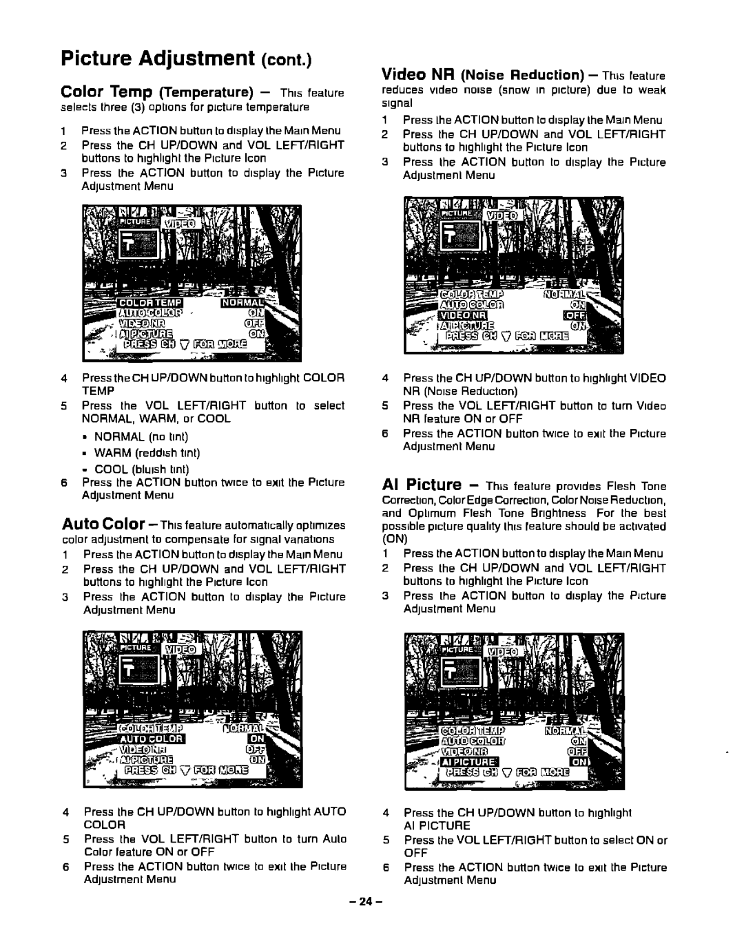 Panasonic CT-31XF43 manual 