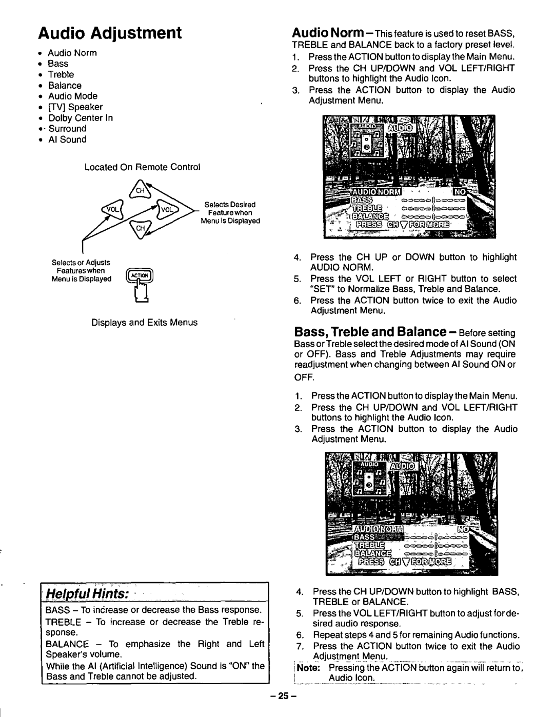 Panasonic CT-31XF43 manual 