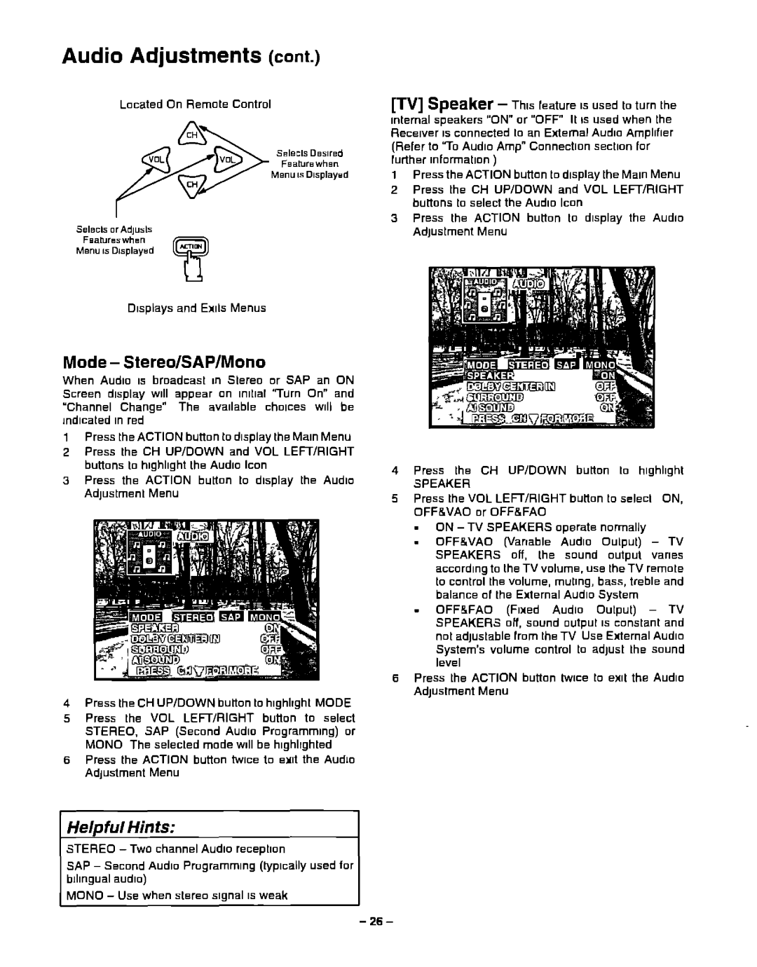 Panasonic CT-31XF43 manual 