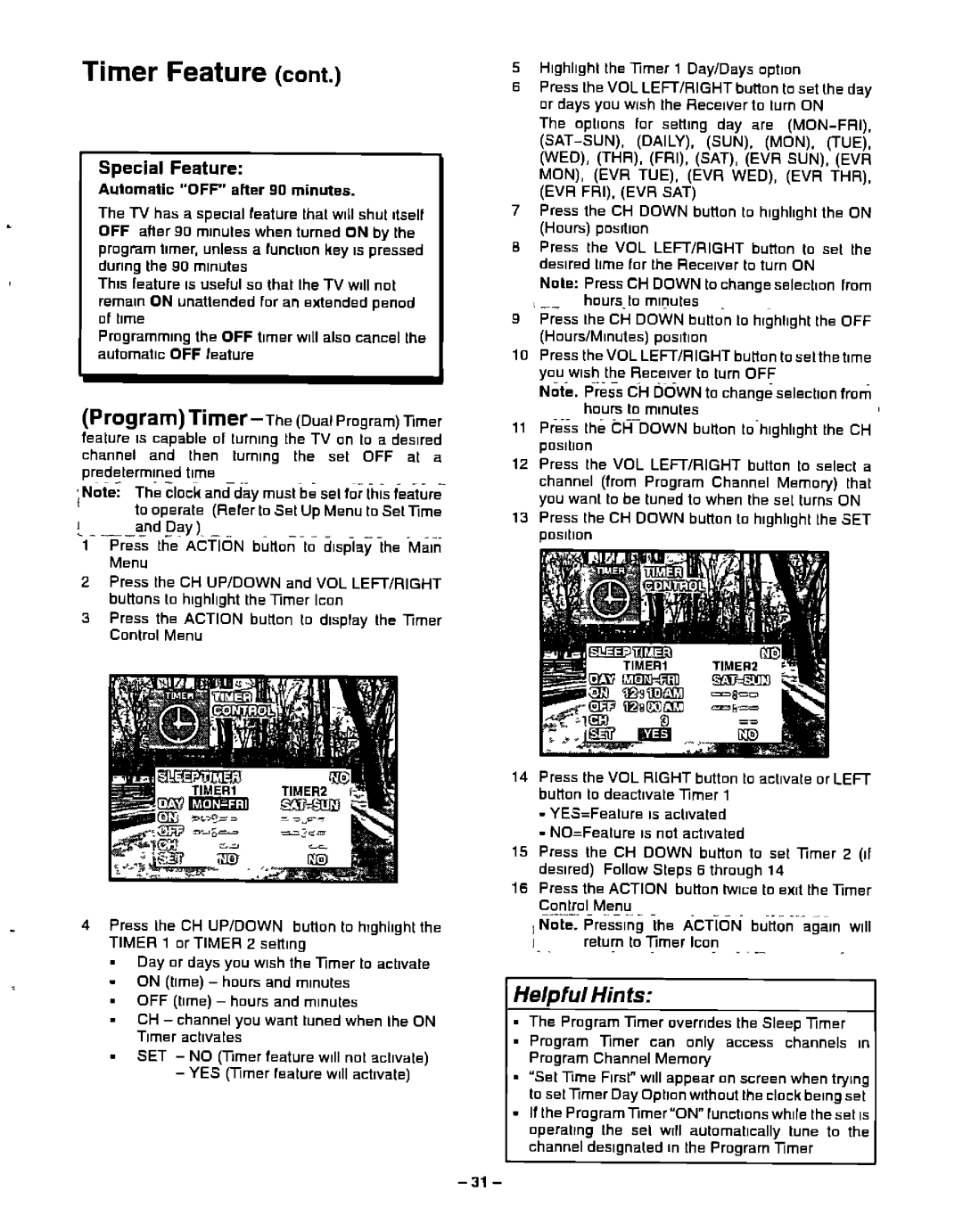 Panasonic CT-31XF43 manual 