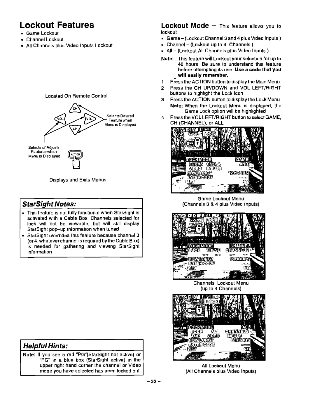 Panasonic CT-31XF43 manual 