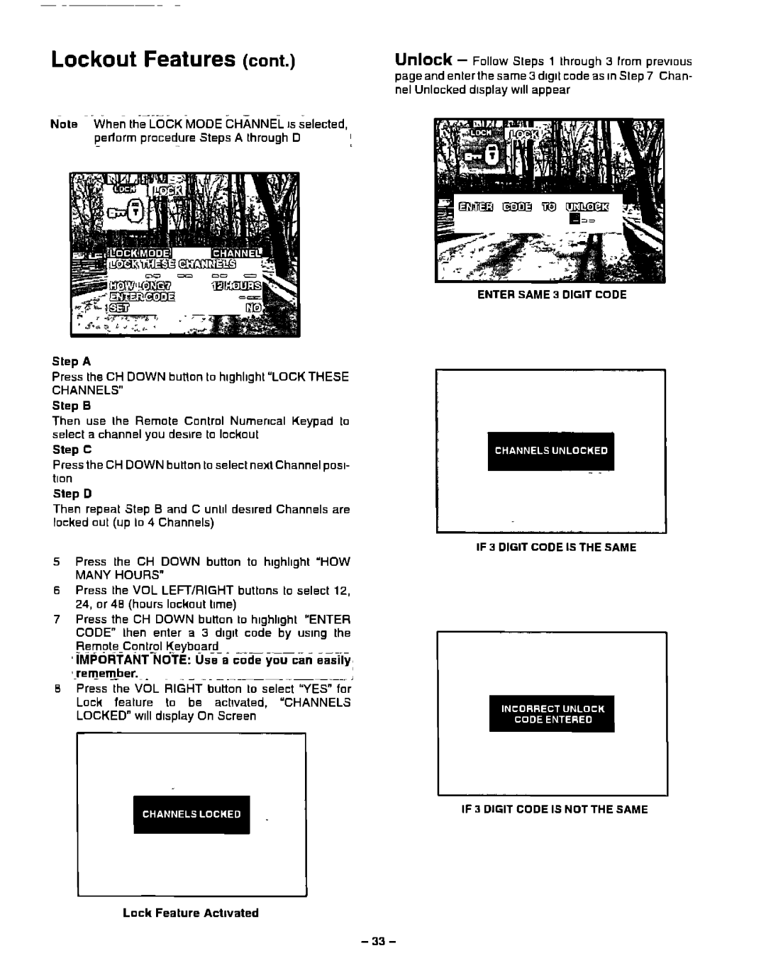 Panasonic CT-31XF43 manual 