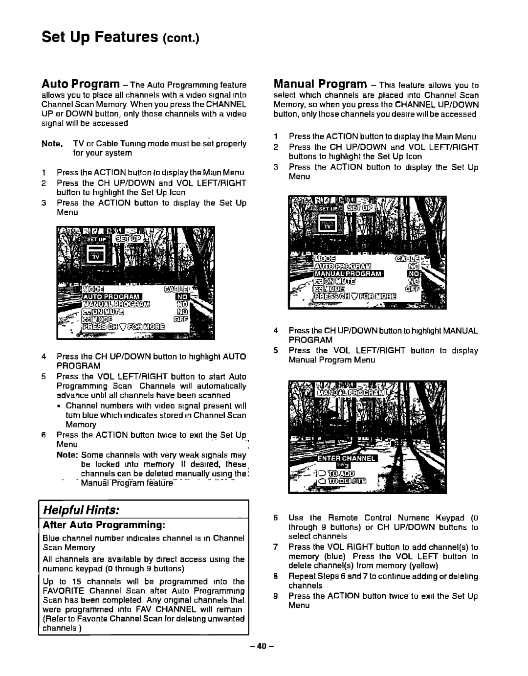 Panasonic CT-31XF43 manual 