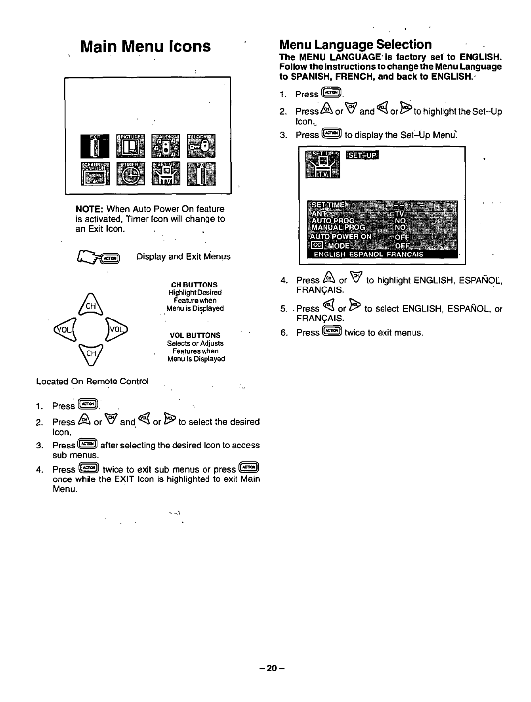 Panasonic CT-3268S, CT-32S21 manual 