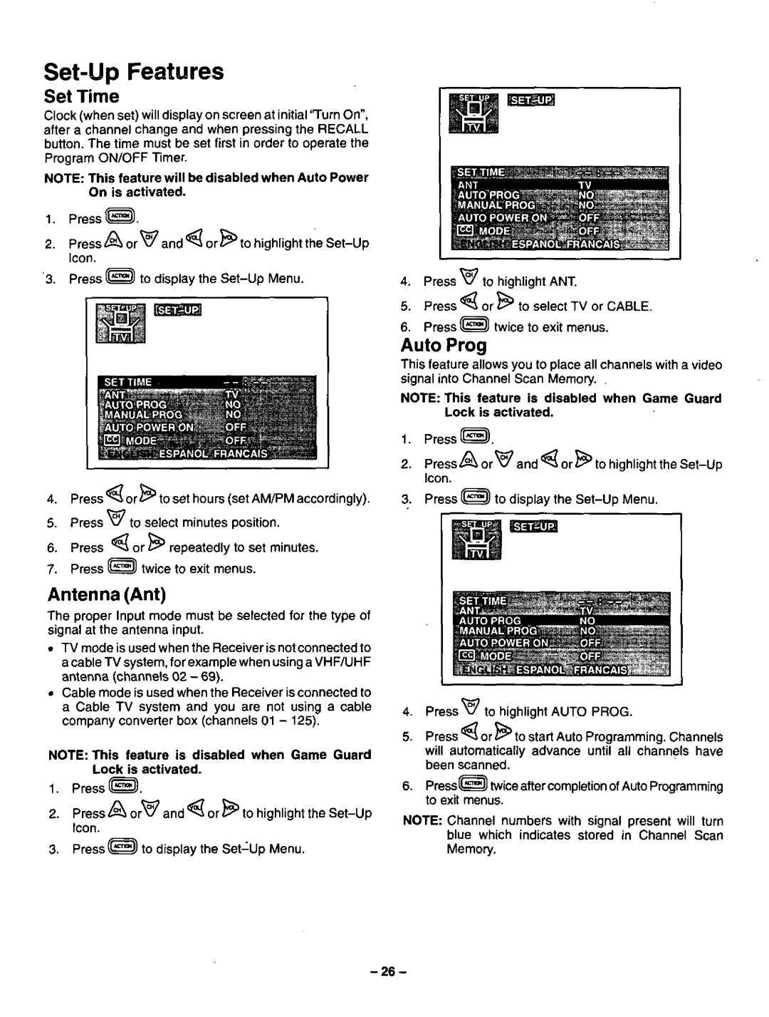 Panasonic CT-3268S, CT-32S21 manual 