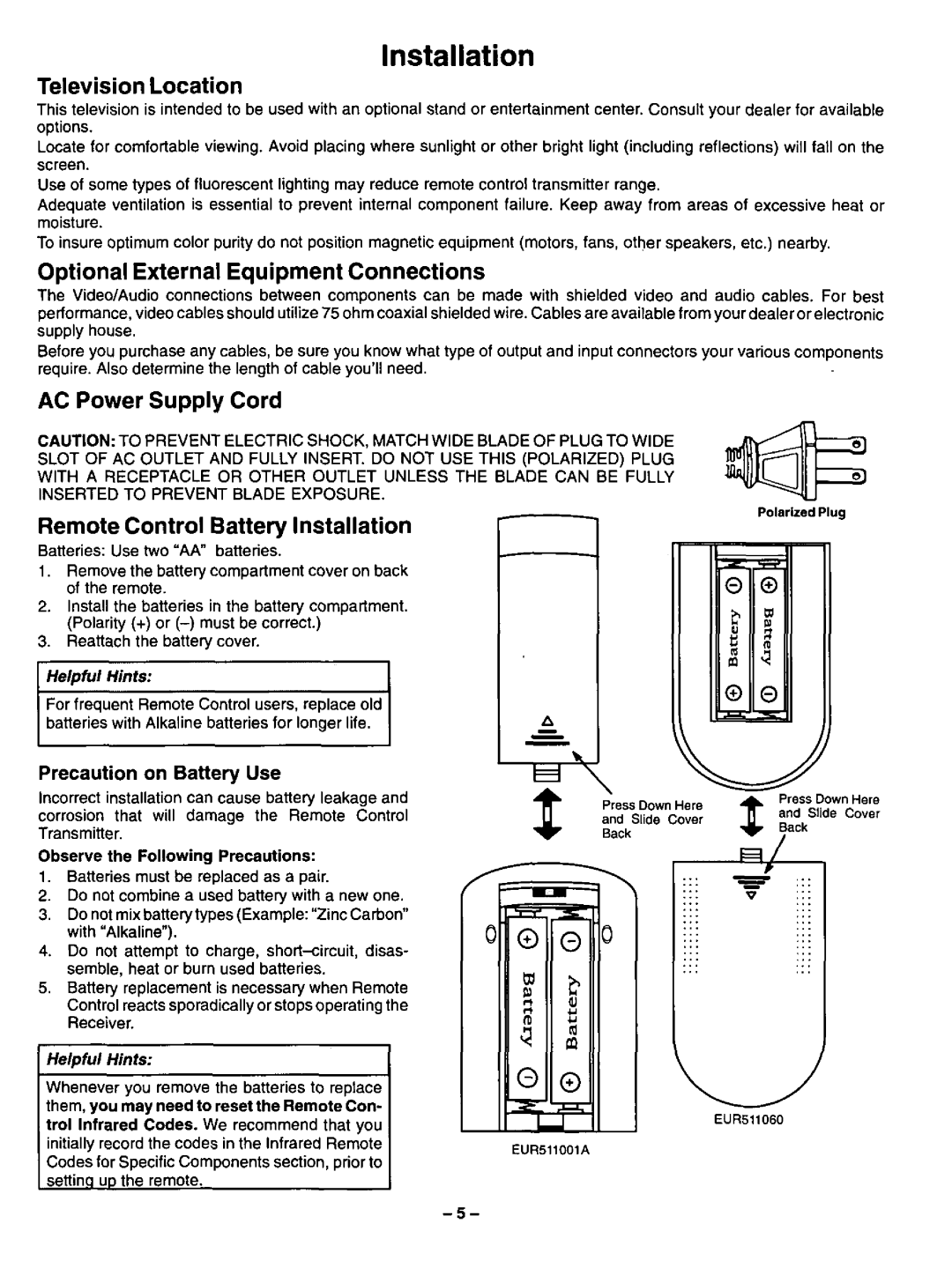 Panasonic CT-32S21, CT-3268S manual 