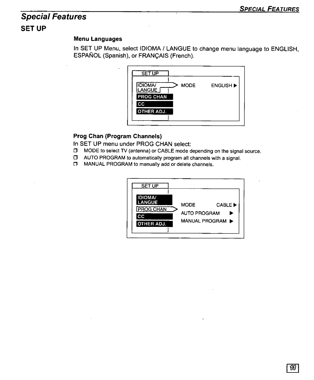 Panasonic CT 27D10, CT 32D10, CT-27D10U, CT-32D10U manual 