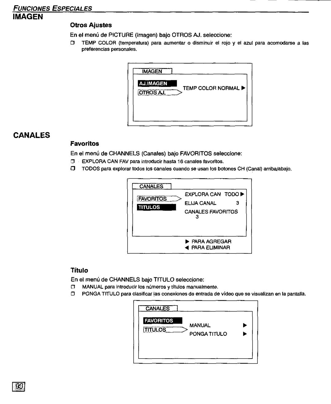 Panasonic CT 36D20, CT 32D20, CT 27D20, CT-36D20U, CT-32D20U, CT-27D20U manual 