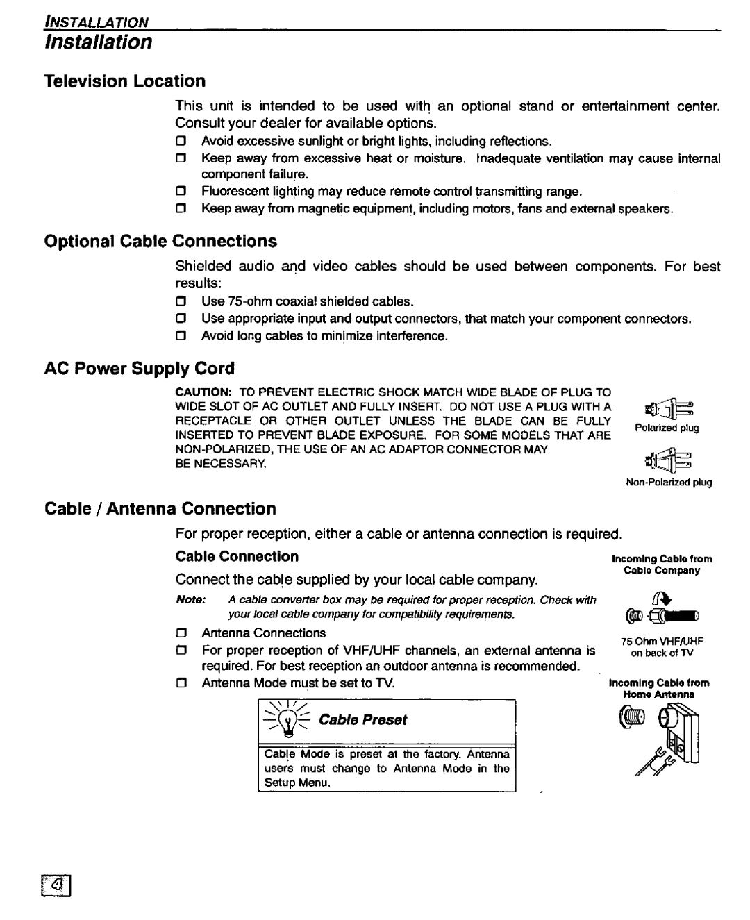 Panasonic CT 32D20, CT 27D20, CT 36D20, CT-36D20U, CT-32D20U, CT-27D20U manual 