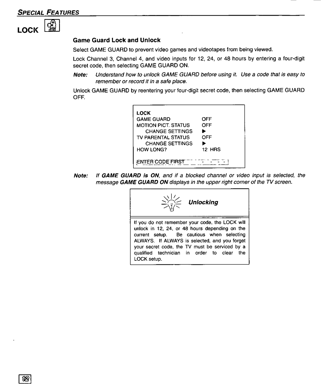 Panasonic CT-G3387L, CT 32G34, CT 27G34, CT 36G34, CT-G2977X, CT-G2987L, CT-G3377X manual 