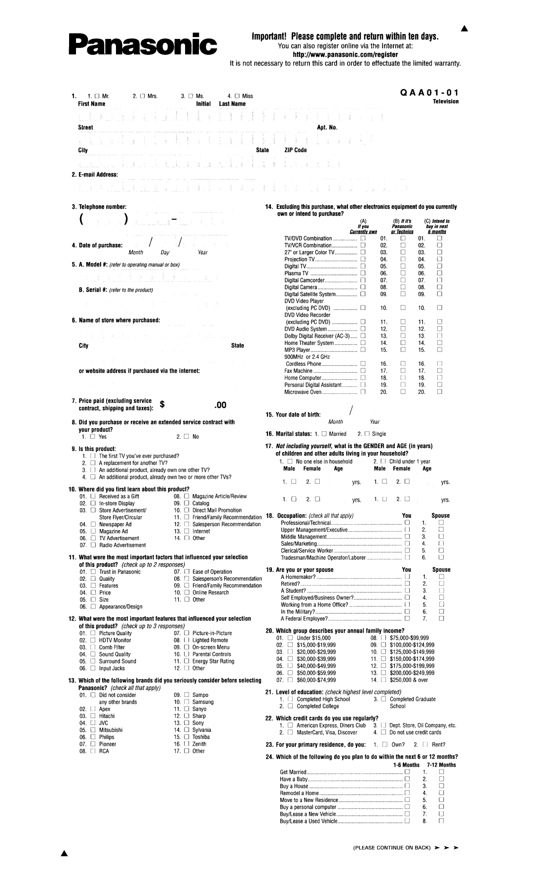 Panasonic CT 32HL43 manuel dutilisation 