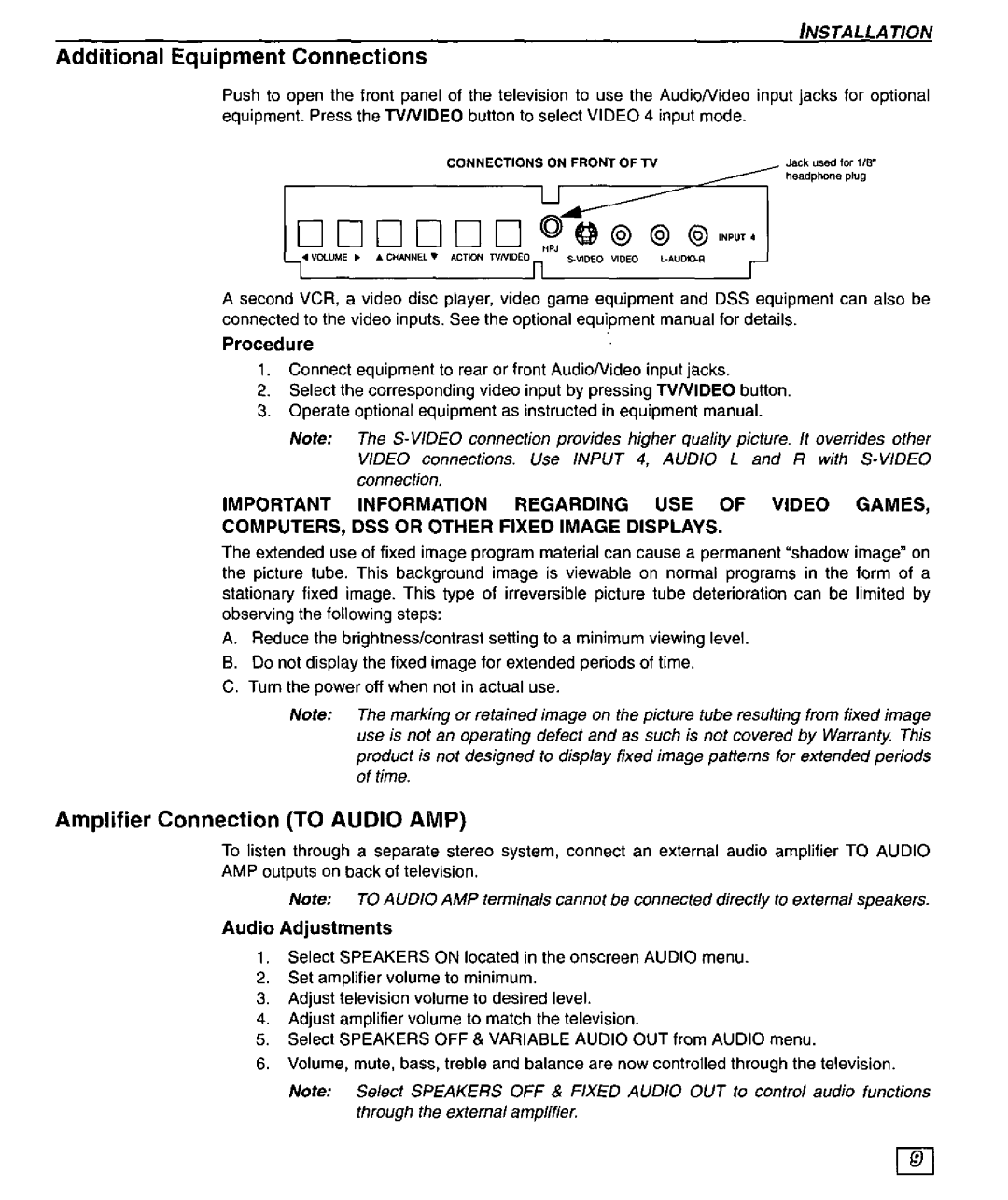 Panasonic CT-32SX30 manual 