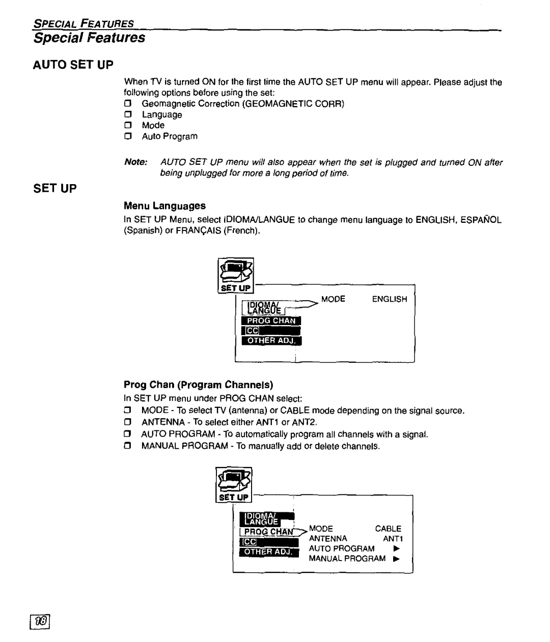 Panasonic CT-32SX30 manual 