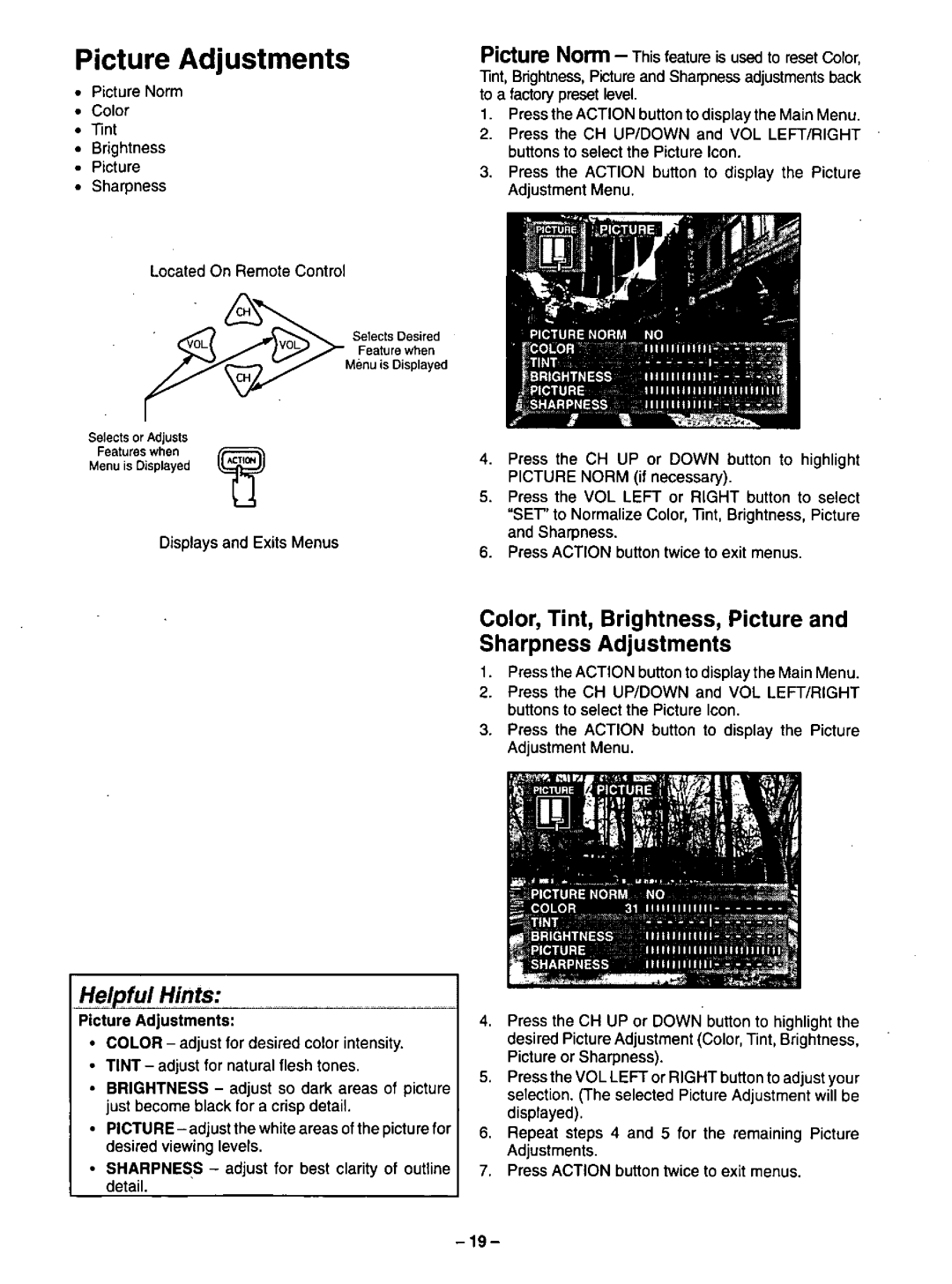 Panasonic CT-35G31 manual 