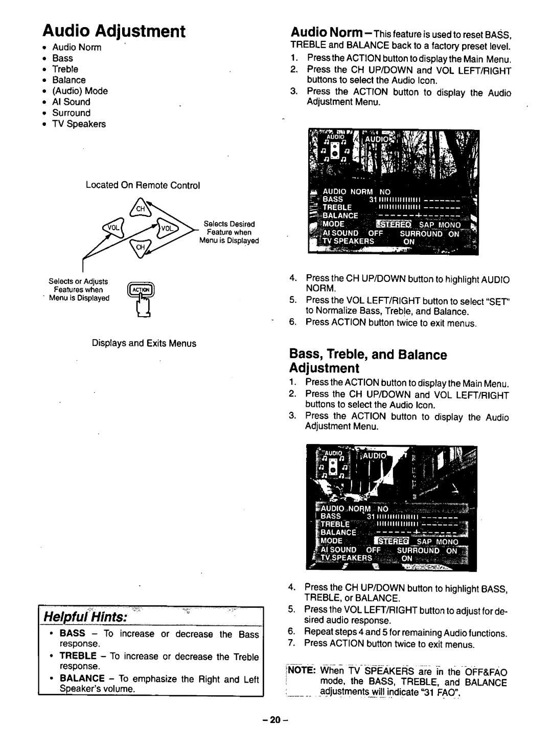 Panasonic CT-35G31 manual 