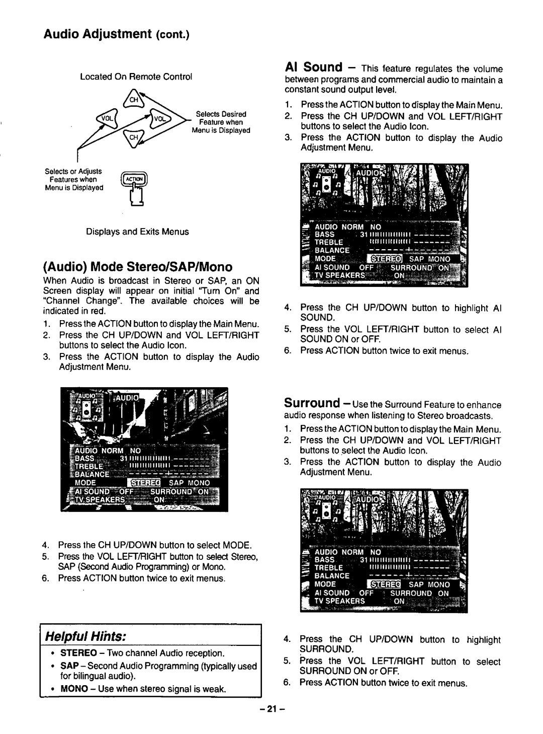 Panasonic CT-35G31 manual 