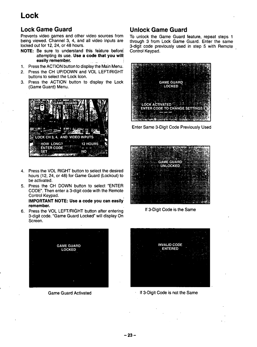 Panasonic CT-35G31 manual 