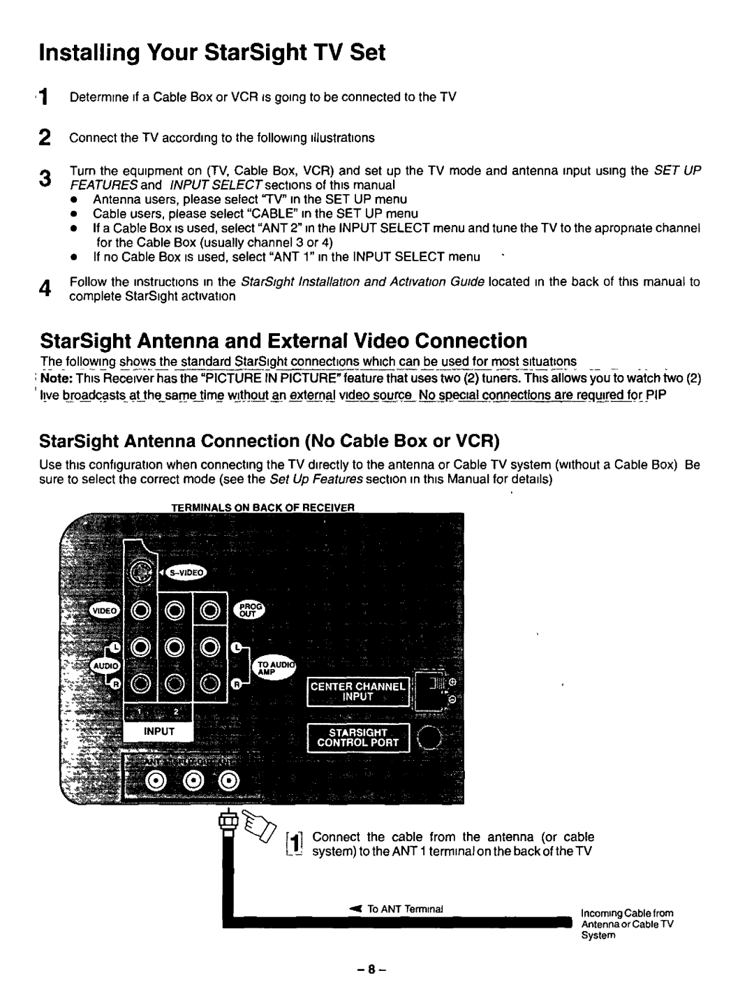 Panasonic CT-35XF53 manual 