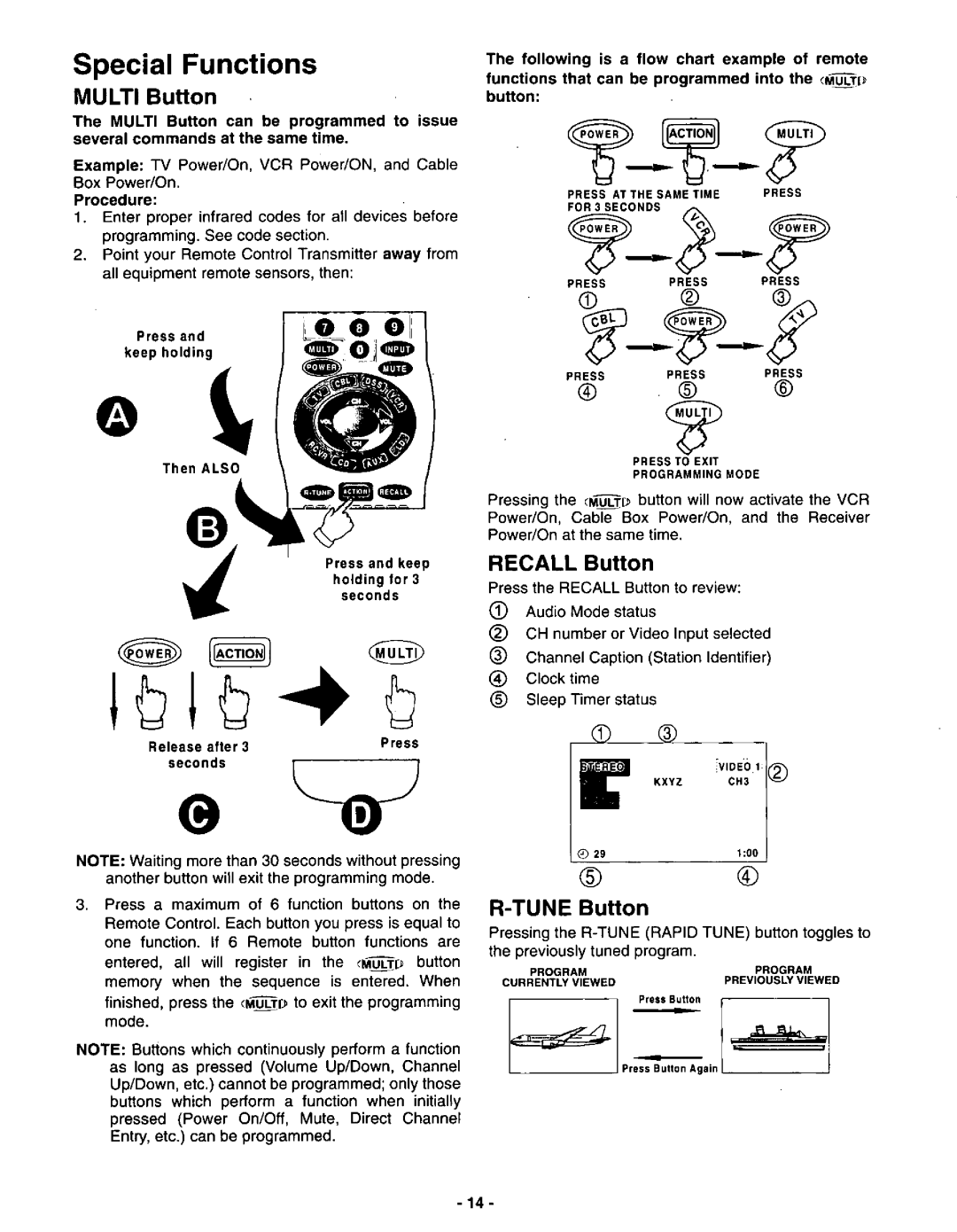 Panasonic CT-3696VY-1 manual 