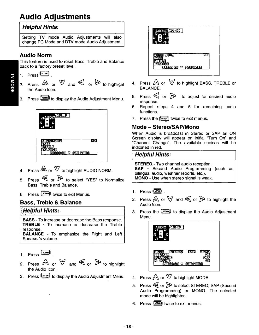 Panasonic CT-3696VY-1 manual 