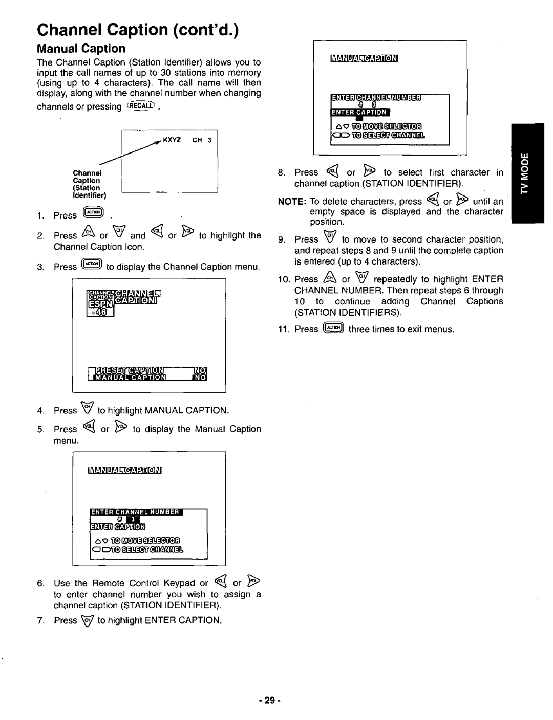 Panasonic CT-3696VY-1 manual 