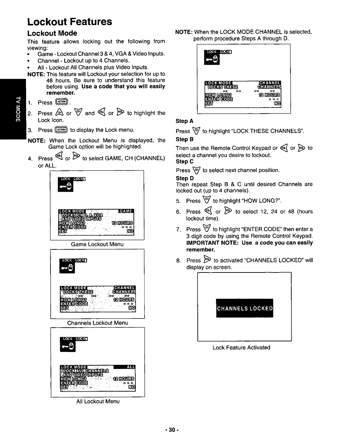 Panasonic CT-3696VY-1 manual 