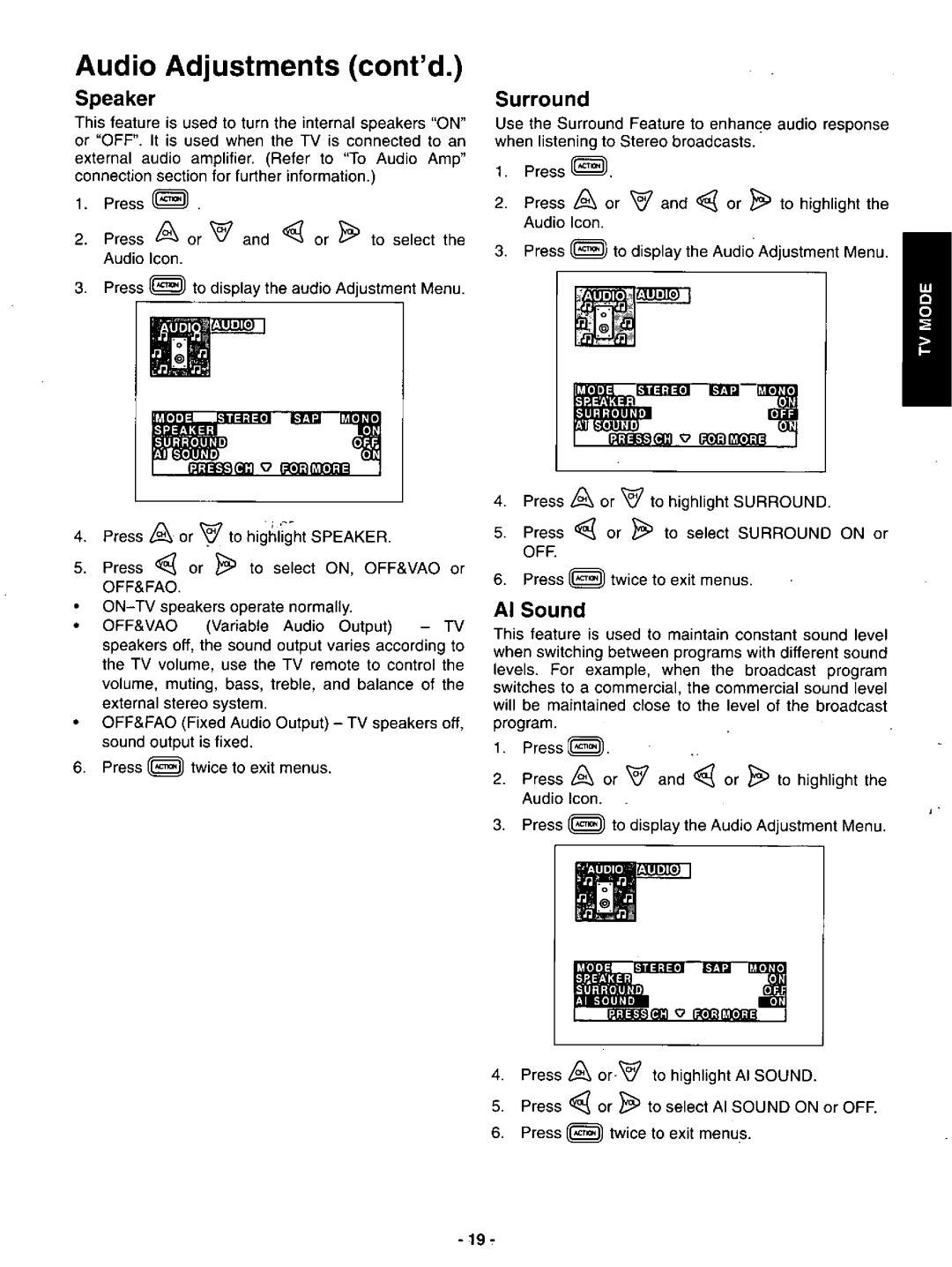 Panasonic CT-36DV60 manual 